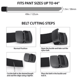 XGear Tactical Adjustable Nylon Belt with Plastic Buckle
