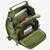 JupiterGear Tactical Military Sling Backpack Shoulder Bag Molle Outdoor Daypack Backpack with Adjustable Strap