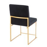 Fuji - Contemporary Stylish Frame, High Back Dining Chair (Set of 2) by Couch.com