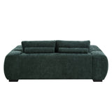 Ferrand - Chenille Sofa - Green by Couch.com