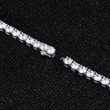 4mm Tennis Bracelet in 925 Sterling Silver 