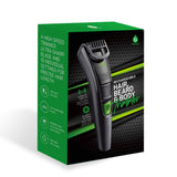 Full-Range Men's Grooming: 4-Piece Beard Care Set, Beard and Body Trimmer, Nose Trimmer, & Assorted Face and Body Wipes