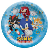 Sonic Round Paper Plates (8 Pack)