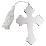 Cross Ornament W/white Tassel Np 4.5 X 3 by Creative Gifts