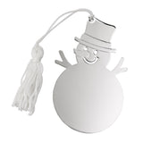 Snowman Ornament W/white Tassel by Creative Gifts