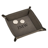 Leatherette Snap Tray, Grey 5