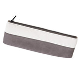 Leatherette/Canvas Grey Pouch by Creative Gifts