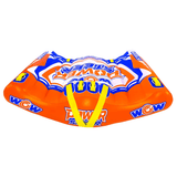 WOW Watersports Power Steer 2 Person Steerable Deck Tube Towable