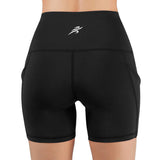 JupiterGear Jolie High-Waisted Athletic Shorts with Hip Pockets