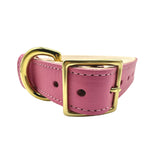 Plain Leather Dog Collar by Bonne et Filou
