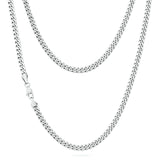5mm Miami Cuban Link Chain in White Gold by Bling Proud | Urban Jewelry Online Store