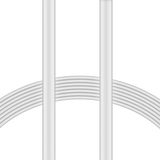 Xyst Charge and Sync USB to USB-C Flat Cable 4Ft