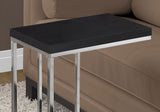 Accent Table, C - Shaped, Tempered Glass, Stylish Design Contemporary & Modern by Couch.com