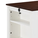 Graham - Small Space Counter Height Dining Table With USB Charging Ports And Shelves by Couch.com