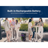 Emerson Portable Bluetooth 12" Party Speaker with Flame Lighting