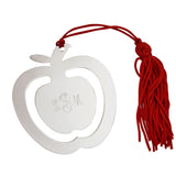 Apple Shaped Bookmark & Tassel by Creative Gifts
