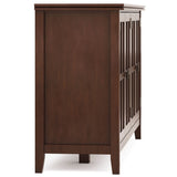 Artisan - Handcrafted Wide 4 Door Storage Cabinet by Couch.com