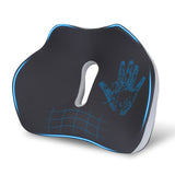 Memory Foam Seat Cushion Sciatica Pain Relief Cushion Pillow Seat Cushion with Machine Washable Cover for Home Office Car Wheelchair Airplane