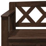 Amherst - Entryway Storage Bench - Natural Aged Brown by Couch.com