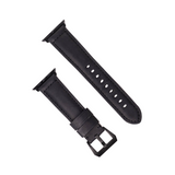 Leather Apple Watch Strap - Matte Black by Bullstrap