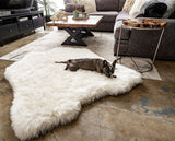 PupRug™ Animal Print Memory Foam Dog Bed - Polar Bear Faux Hide