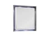 Moon - Smooth Mirror With LED - White by Couch.com