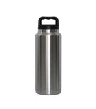 36 Oz Stainless Steel Twist-Off Cap Water Bottle- Silver by Creative Gifts