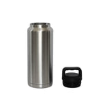 36 Oz Stainless Steel Twist-Off Cap Water Bottle- Silver by Creative Gifts