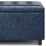 Cosmopolitan - Upholstered Storage Ottoman by Couch.com