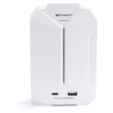 Emerson 6-Outlet + USB Wall Charger with Surge Protection and LED Lighting
