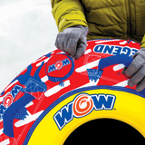WOW Watersports Legend Hard-Bottom Snow Tube for 1 Person
