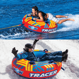 WOW Watersports Tracer Snow Tube Towable for Summer & Winter Action