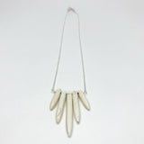 Cream Howlite Spike Necklace by Jennifer Cervelli Jewelry