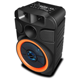 Norcent 8" Portable Bluetooth Outdoor Speaker with FM Radio and LED Lights