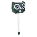 Ultrasonic Animal Repeller Solar Powered Animal Repellent Motion Sensor Animal Chaser IP55 Waterproof for Farm Garden Yard to Drive Deer Raccoon Squir
