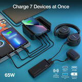 Naztech Ultimate Charging Station Pro to Charge 7 Devices Simultaneously