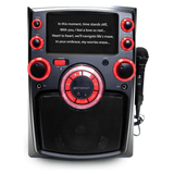 Emerson Portable Bluetooth Karaoke System with 7" LCD Display and Mic Input
