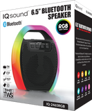 Supersonic 6.5" Portable Bluetooth Speaker with RGB Handle, FM Radio and TWS (IQ-2465RGB)