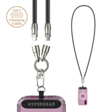 HyperGear 2-in-1 Universal Crossbody Phone Strap and Charging Cable