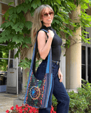 Kathmandu Collection Yin Yang Print Hobo Bag