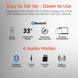 HyperGear Flip 2-in-1 Headphones Plus Speaker