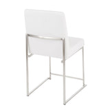 Fuji - Contemporary Modern Elegance High Back Dining Chair (Set of 2) by Couch.com