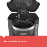 Black & Decker 12 Cup Programmable Coffee Maker with Digital Controls - REFURBISHED