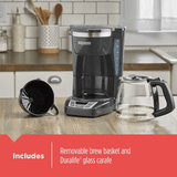 Black & Decker 12 Cup Programmable Coffee Maker with Digital Controls - REFURBISHED