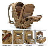 JupiterGear Military 3P Tactical 45L Backpack Army 3 Day Assault Pack Molle Bag Rucksack Range Bag