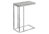 Accent Table, C - Shaped, Tempered Glass, Stylish Design Contemporary & Modern by Couch.com