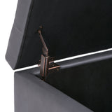 Cosmopolitan - Upholstered Storage Ottoman by Couch.com