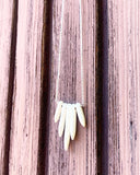 Cream Howlite Spike Necklace by Jennifer Cervelli Jewelry