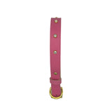 Plain Leather Dog Collar by Bonne et Filou