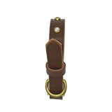 Plain Leather Dog Collar by Bonne et Filou